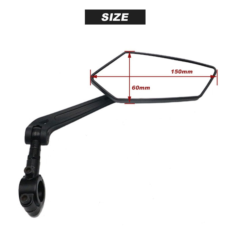 Amazon.com: MZS Motorcycle Bar End Mirrors Rear View Side