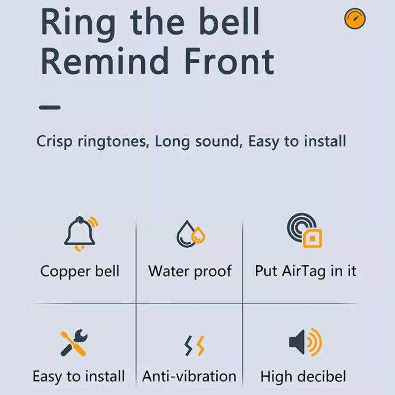 T-Chime™ AirTag Classic Bell