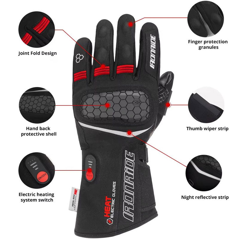 heated gloves for bicycle IronRide™ Premium Heated Gloves
