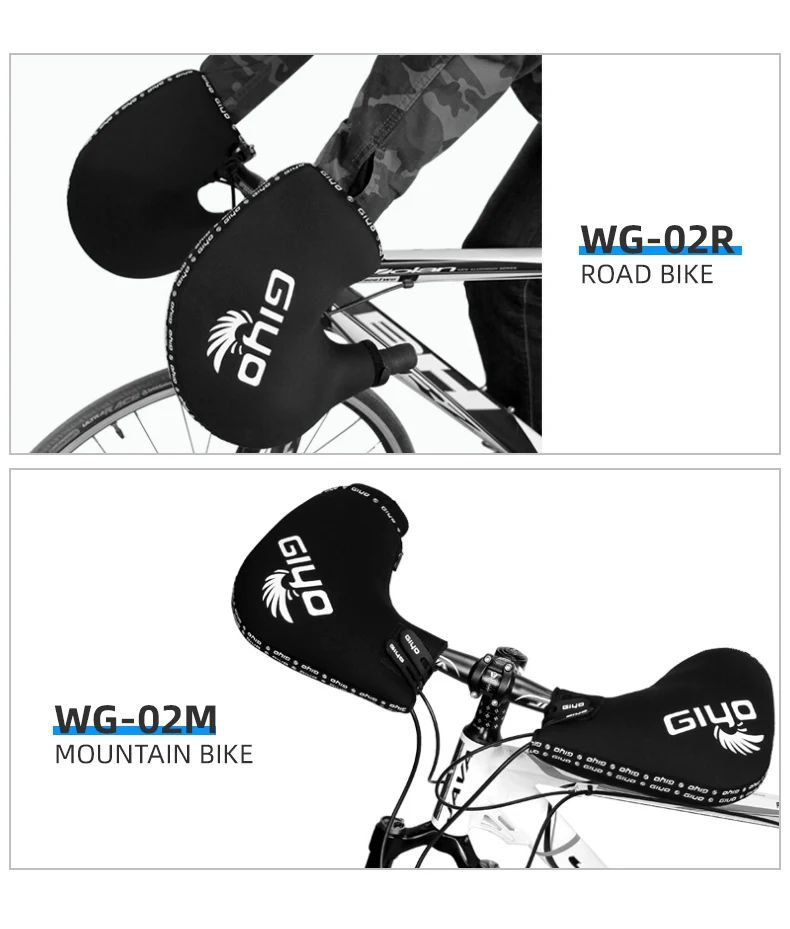 ArcticGuard Handlebar Mitts Road Bike