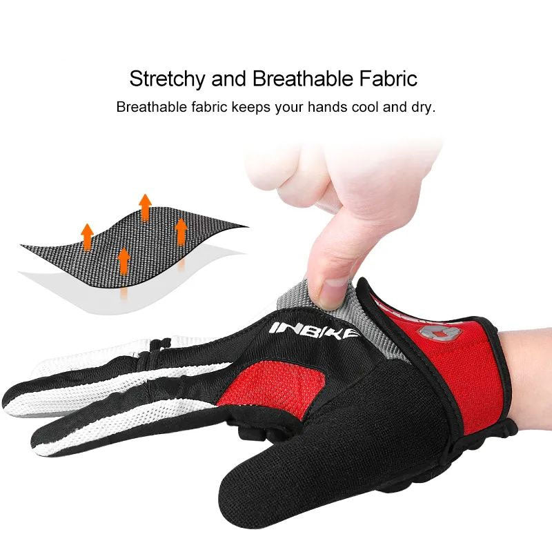 bike seat fishing reel bike gloves AstraFlex Pro Riding Gloves (FF) Red / S