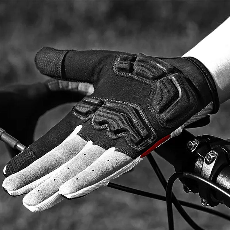 bike seat fishing reel bike gloves AstraFlex Pro Riding Gloves (FF) Red / S